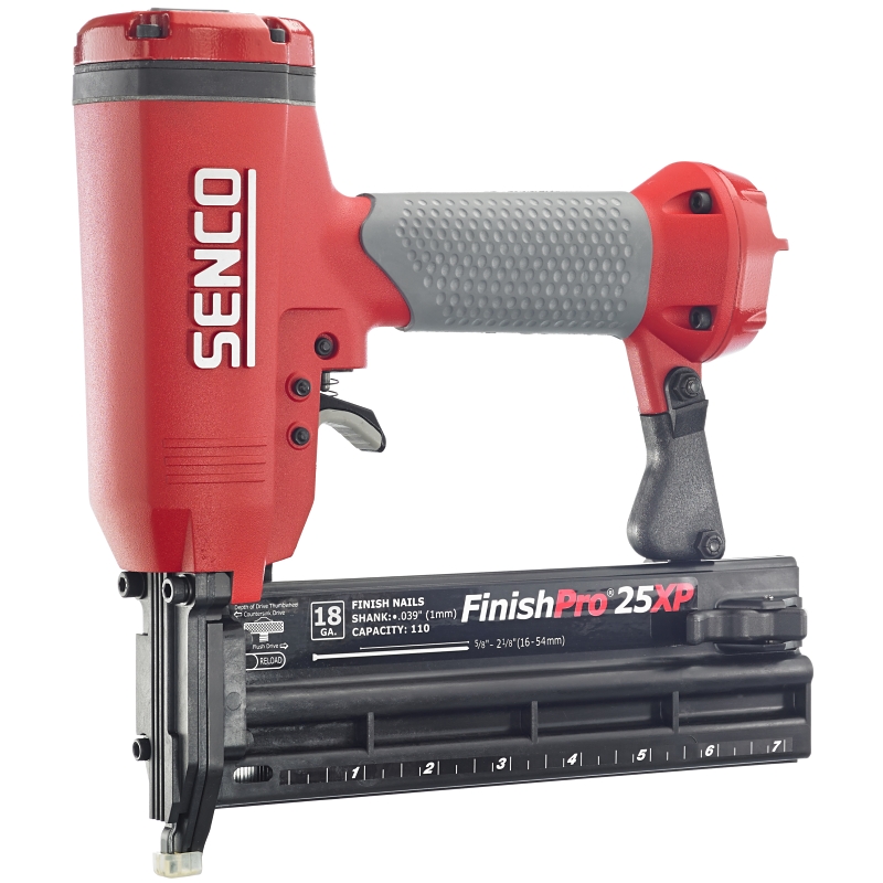Senco FinishPro Series 760102N Brad Nailer, 110 Magazine, Strip Collation, 1.92 scfm Air