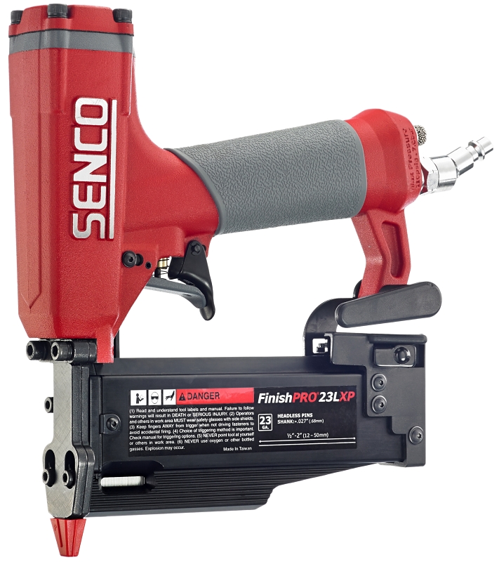 Senco FinishPro Series 8L0001N Headless Pinner, 126 Magazine, Paper Collation, 1/2 to 2 in Fastener, 1.2 scfm Air