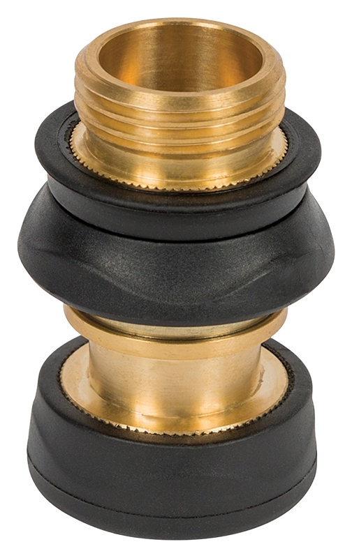 Gilmour 871504-1001 Quick Connect Set with Shut Off, Female, Metal/Rubber, Black/Gold