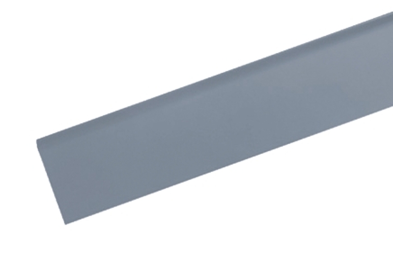 Shur-Trim FBDB250GRY120 Wall Base, 2-1/2 in H, 120 ft L, 0.08 in Thick, Vinyl, Gray