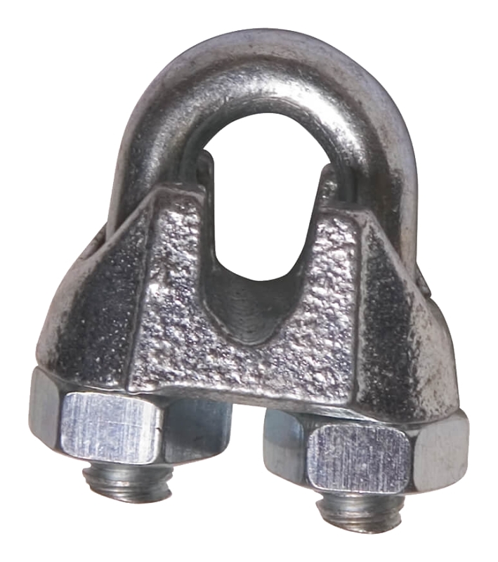 Ben-Mor 70002 Wire Rope Clip, 3/32 to 1/8 in Opening, Zinc