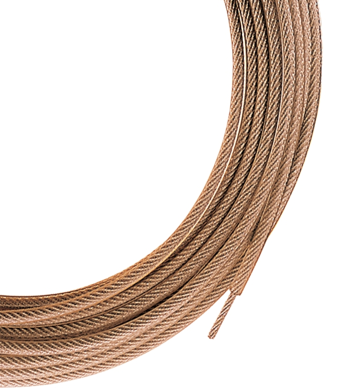 Ben-Mor CS79050 Heavy-Duty Clothesline, 50 ft L, Steel, Gold