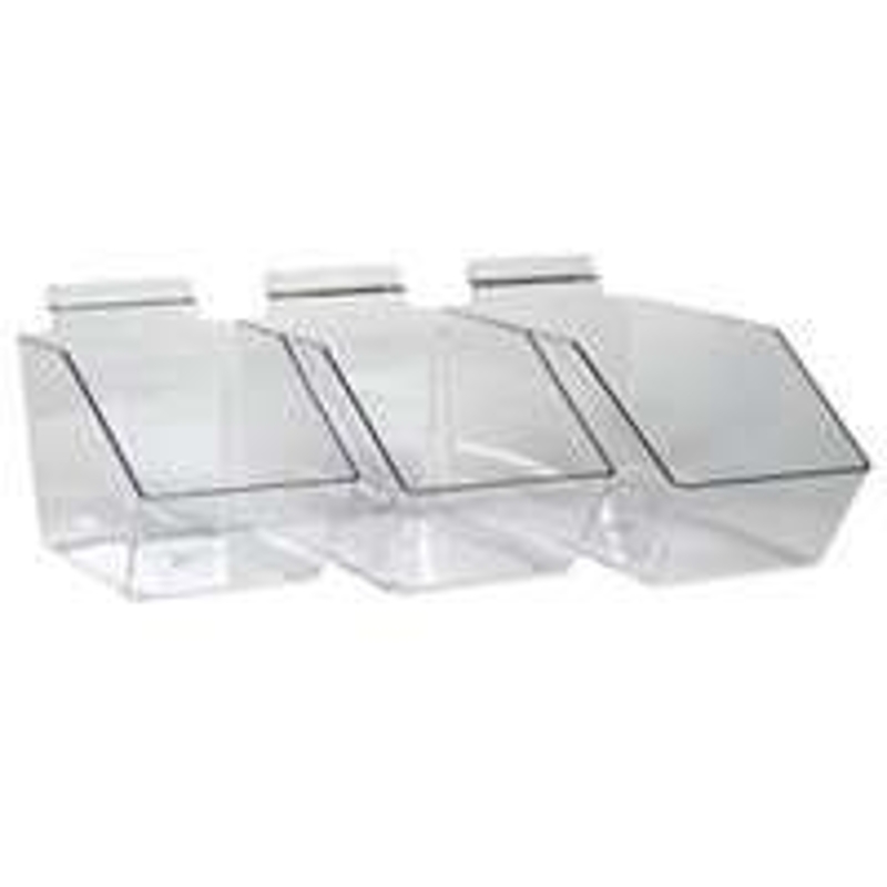 Southern Imperial Visi-Bin RPDMP-655115 Slatwall Dump Bin, 5 lb, Plastic, 11-1/2 in L, 6 in W, 5-1/2 in H