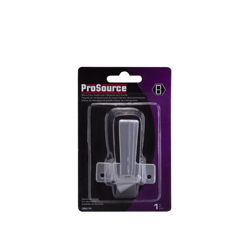 ProSource 31604-U-PS Inside Door Latch, Zinc, Aluminum, 5/8 to 1-1/2 in Thick Door, 5/8 in Backset