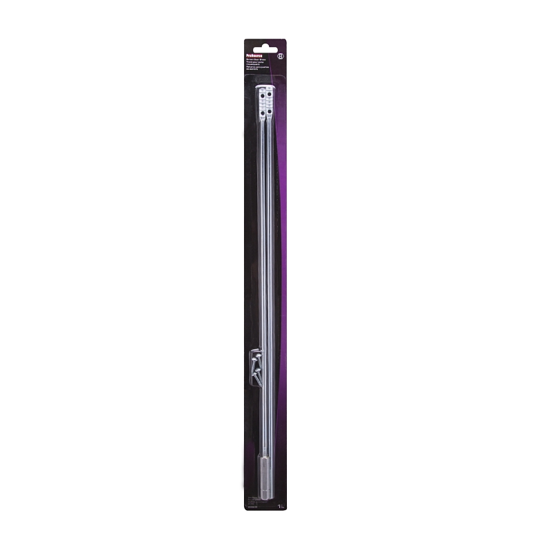 ProSource LR-105-PS Door Brace, 3/8 in W, Steel, Zinc