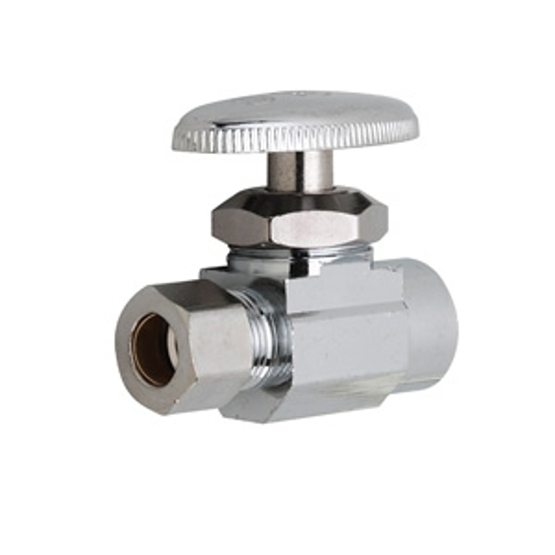 Moen M-Line Series M4790BL Straight Shut-Off Valve, 3/8 x 1/2 in Connection, Compression x Sweat