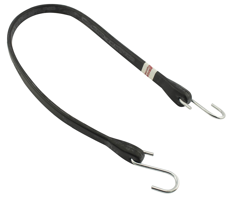 Erickson 06714 Tarp Strap, 34 in L, Rubber, Hook End