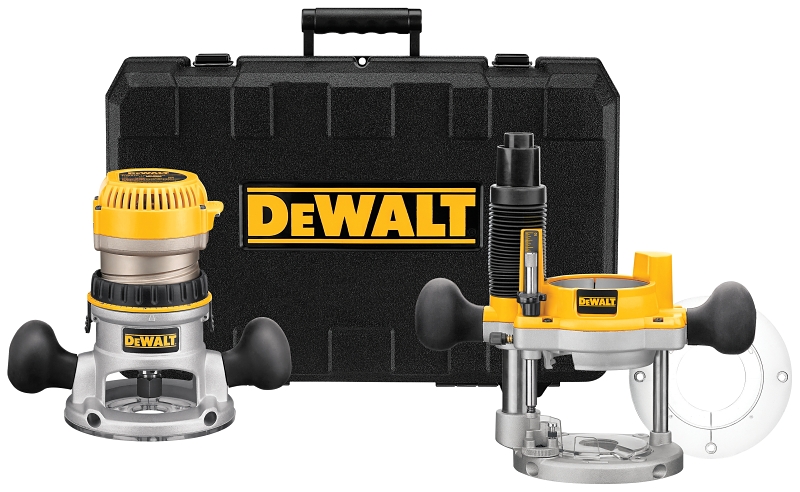 DeWALT DW616PK Router Combination Kit, 11 A, 24,500 rpm Load Speed, 2-1/2 in Max Stroke