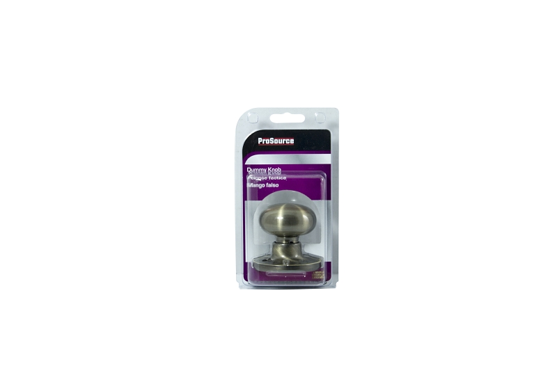 ProSource TF840V-PS Dummy Knob, TF Design, 1-3/8 to 1-3/4 in Thick Door, Stainless Steel, 65.7 mm Rose/Base