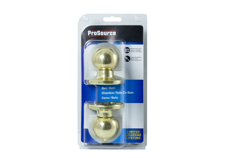 ProSource T3710V-PS Privacy Lockset, Tubular Design, Stainless Steel