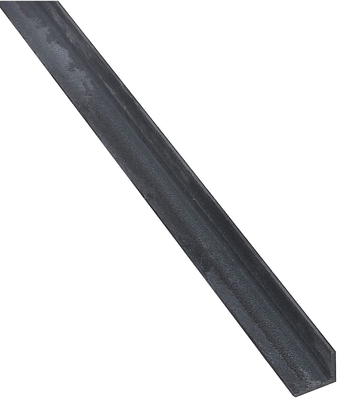 National Hardware 4060BC Series N215-422 Angle Stock, 1 in L Leg, 72 in L, 1/8 in Thick, Steel, Mill
