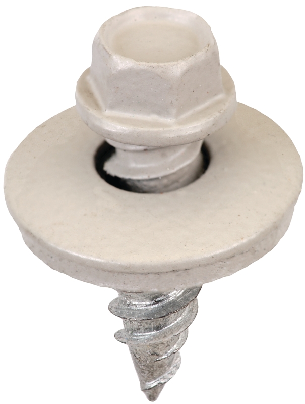 Acorn International SW-SS1234LG250 Stitch Screw, #12 Thread, High-Low Thread, Hex Drive, Piercing, Self-Tapping Point, 250/BAG