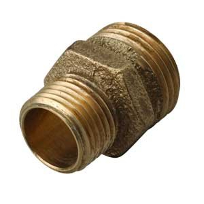Moen M-Line Series M6850 Hose Connector, 3/4 x 1/2 in, Male Hose x MIP, Solid Brass