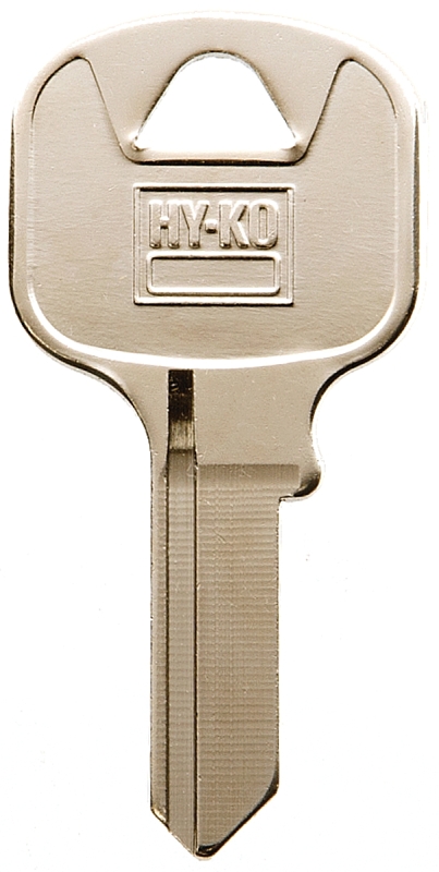 Hy-Ko 11010AB13 Key Blank, Brass, Nickel, For: Abus Cabinet, House Locks and Padlocks