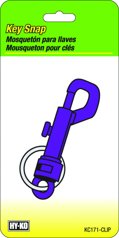 Hy-Ko KC171-CLIP Key Snap, 2.75 in L x 2-3/4 in W x 1 in H Dimensions