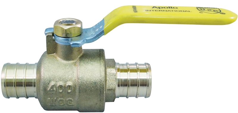 Apollo CPXV3434 Ball Valve, 3/4 x 3/4 in Connection, Crimp, Brass Body, 200 deg F Temperature