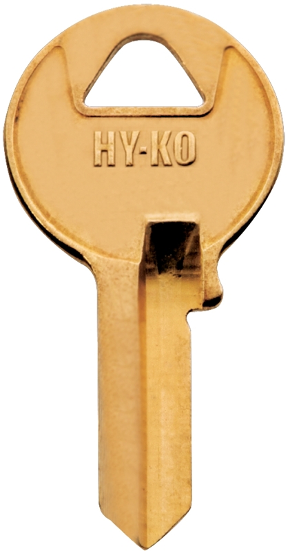 Hy-Ko 21200M1BR Key Blank, Brass, Nickel, For: Master Cabinet, House Locks and Padlocks, M1BR Key Number