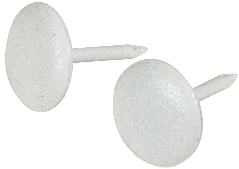 Hillman 122685 Furniture Nail, White, Round Head