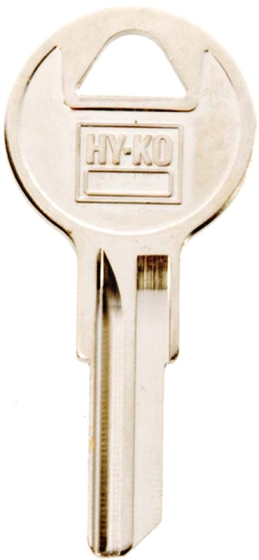 Hy-Ko 11010Y105 Key Blank, Brass, Nickel, For: Yale Cabinet, House Locks and Padlocks, Y105 Key Number