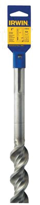 Irwin 323015 Hammer Drill Bit, 7/8 in Dia, 21 in OAL, Twist Flute, 4-Flute, 5 in Dia Shank, SDS-Max Shank