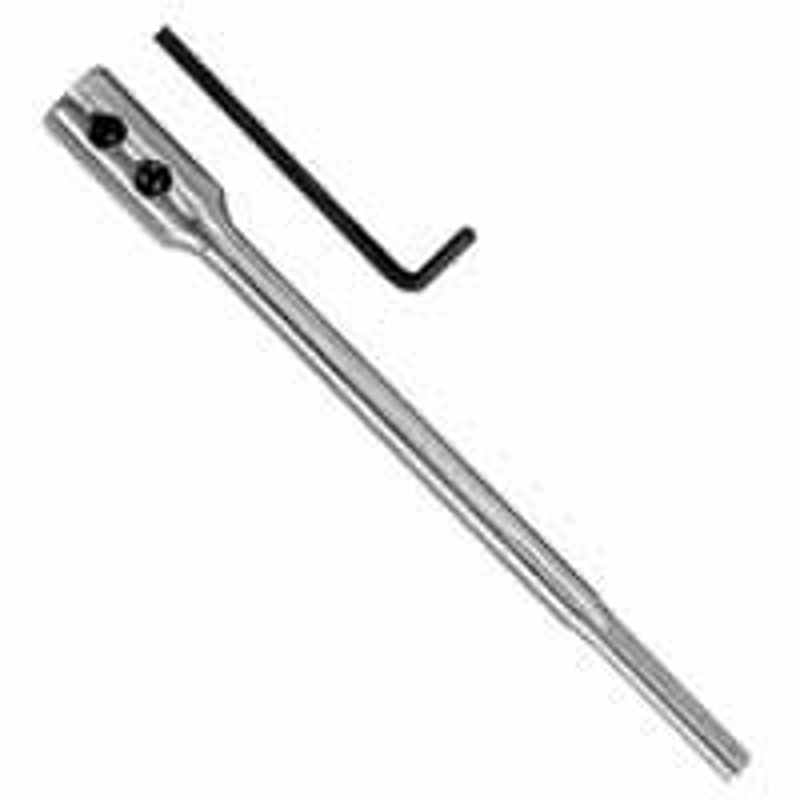 IRWIN Speedbor 88601 Wood Boring Bit Extension, 1/4 in Shank, 12 in L, HSS