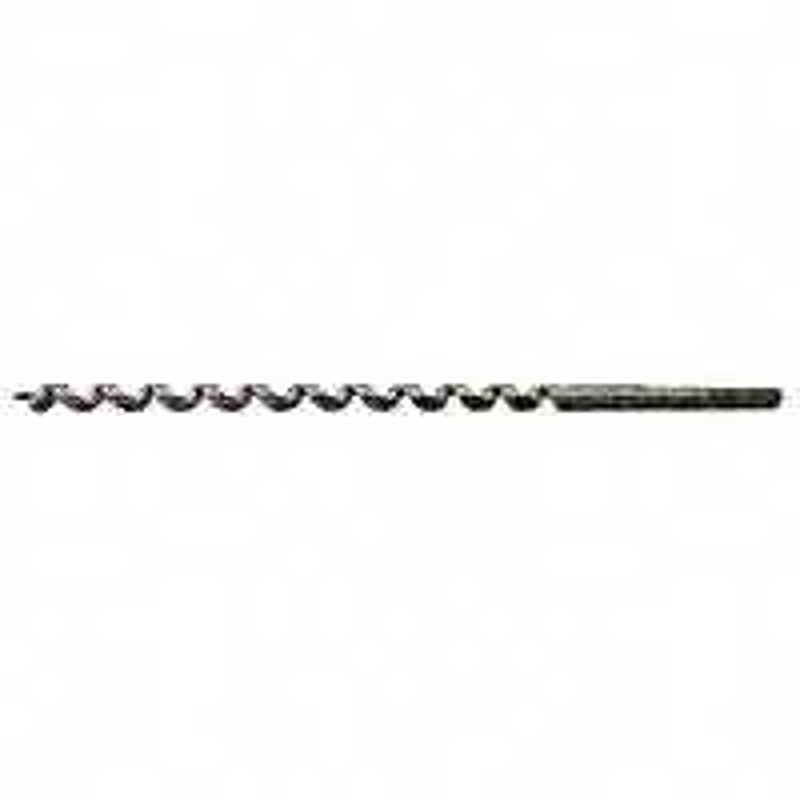 IRWIN 3043004 Auger Drill Bit, 3/8 in Dia, 17 in OAL, Twist Flute, 1-Flute, 3/8 in Dia Shank