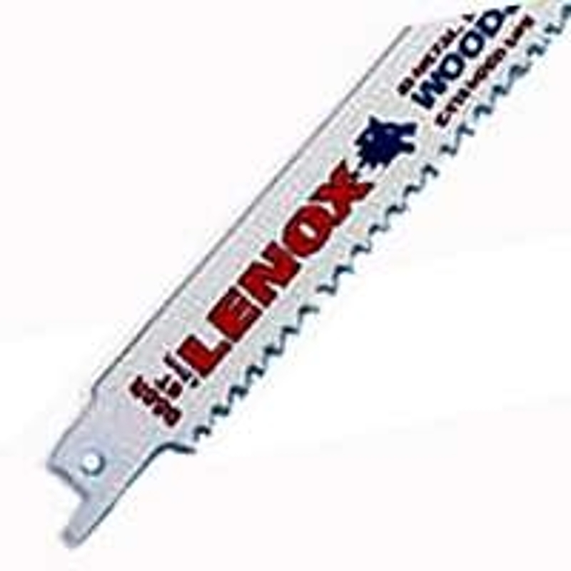 Lenox 22753OSB810R Reciprocating Saw Blade, 3/4 in W, 8 in L, 10 TPI, Cobalt/Steel Cutting Edge