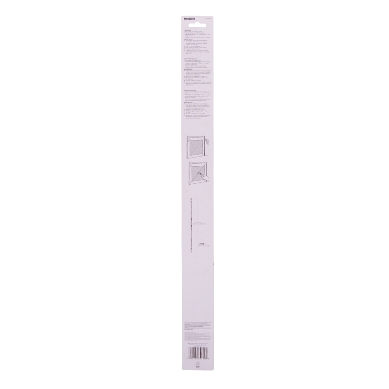 ProSource LR-105-PS Door Brace, 3/8 in W, Steel, Zinc