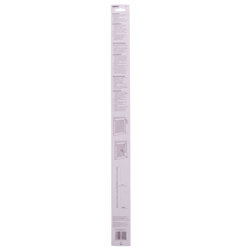 ProSource LR-106-PS Door Brace, 3/8 in W, Steel, Zinc