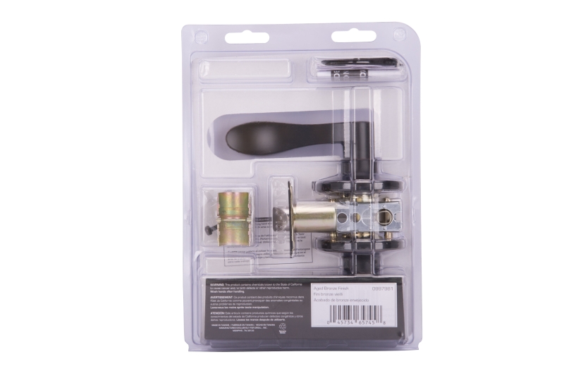 ProSource LYEX03V-PS Passage Lever, Zinc, Reversible Hand, 3 Grade