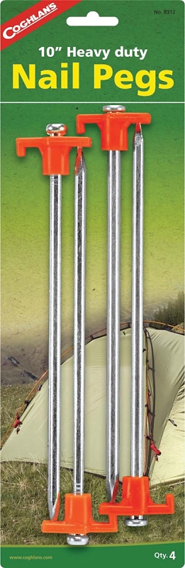 COGHLAN'S 8312 Nail Peg, 10 in L, Steel