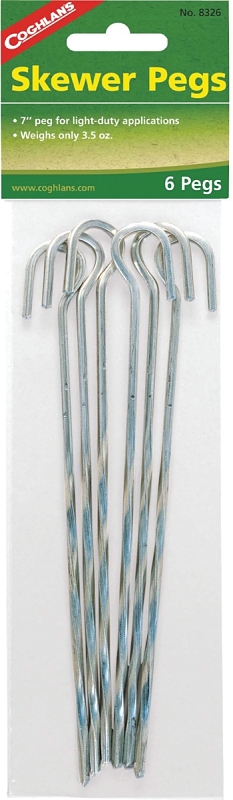 COGHLAN'S 8326 Skewer Peg, 7 in L, Steel