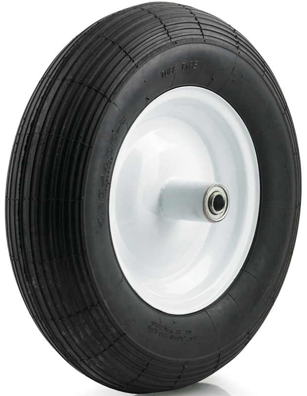 Dh Casters W-PN16480R2C Pneumatic Wheel, 5/8 in Dia Hub, 250 lb Maximum Load