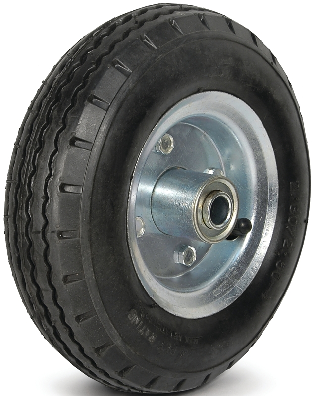 Dh Casters W-PN08250RC Pneumatic Wheel, 5/8 in Dia Hub, 310 lb Maximum Load