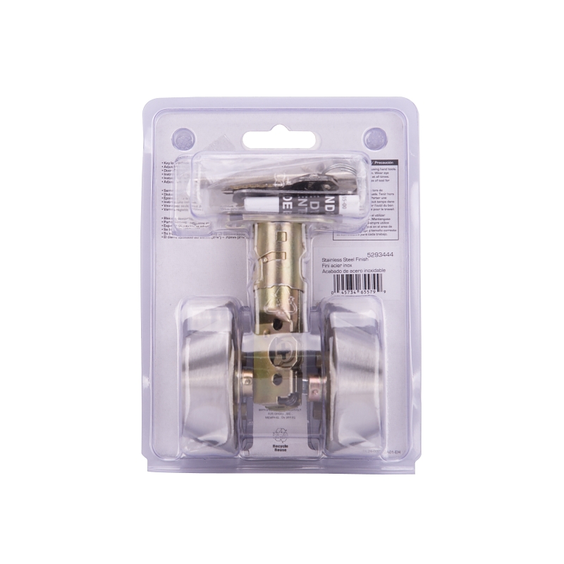 ProSource D262-RU5V Deadbolt, 3 Grade, Stainless Steel, 2-3/8 to 2-3/4 in Backset, KW1 Keyway