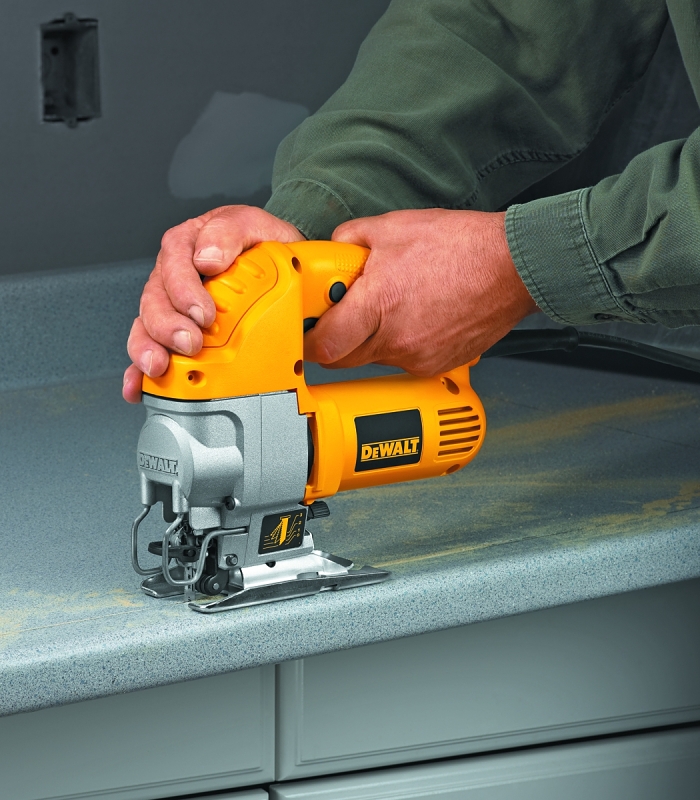 DEWALT DW317K Jig Saw Kit, 5.5 A, 1 in L Stroke, 0 to 3000 spm, Includes: Contractor Bag, DW317 Jig Saw
