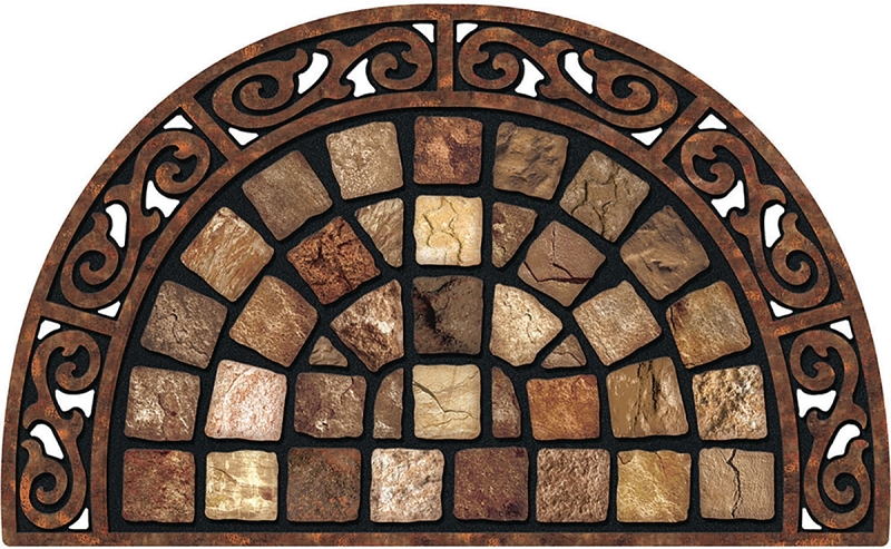 Apache Mills Masterpiece AP711-4016K Door Mat, 36 in L, 22 in W, Rectangular