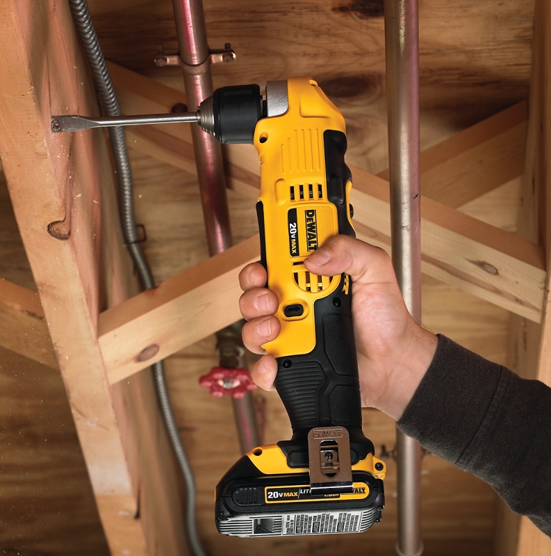 DEWALT DCD740C1 Drill/Driver Kit, Battery Included, 20 V, 3/8 in Chuck, Keyless, Ratcheting Chuck