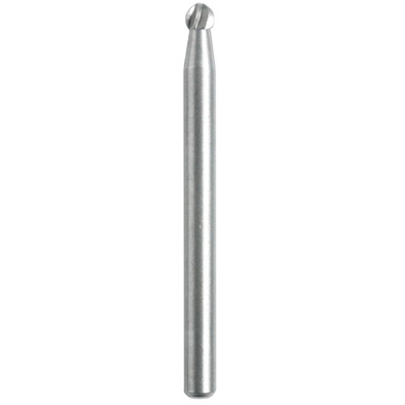 Dremel 191 Series Cutter, Ball Point, 1/8 in Dia, 1-1/2 in L, 1/8 in Dia Shank, HSS
