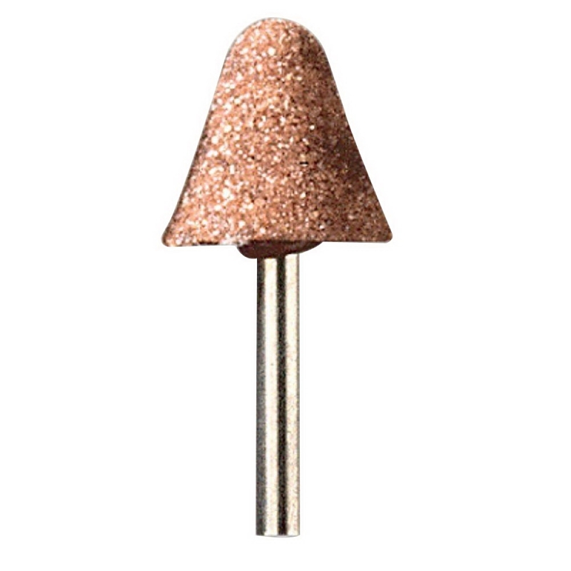Dremel 941 Grinding Stone, 5/8 in Dia, 1/8 in Arbor/Shank, Aluminum Oxide Abrasive, Includes: (1) Bit