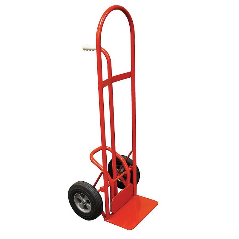 Milwaukee Hand Truck 47025 Hand Truck, 14 in W Toe Plate, 8 in D Toe Plate, 800 lb, Puncture Proof Caster