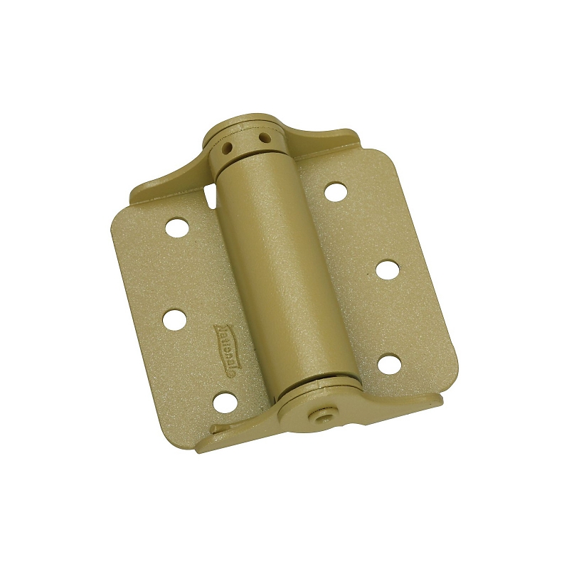 National Hardware N115-006 Door Hinge, 0.08 in Thick Door Leaf, 3 in L x 2.83 in W, Steel, Baked Enamel, Wall Mounting
