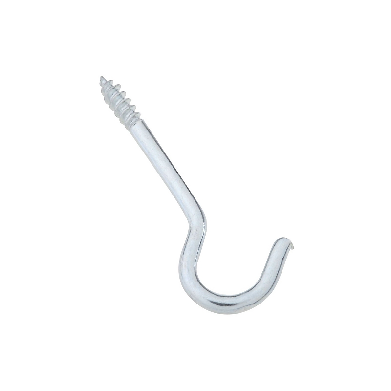 National Hardware V2040 N120-683 Ceiling Hook, 5 lb Working Load, #14, Steel, Zinc