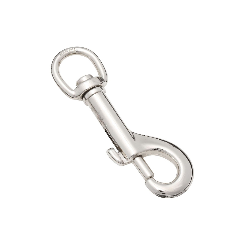 National Hardware 3001BC Series N222-588 Bolt Snap, 45 lb Working Load, Zinc, Nickel