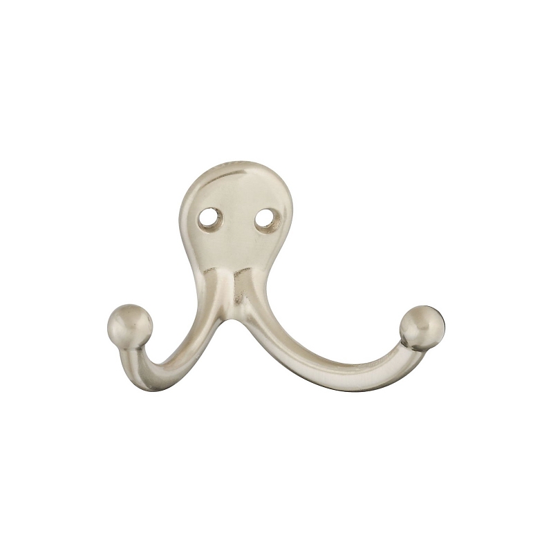 National Hardware V163 Series N325-522 Cloth Hook, 1 in Projection, 2-3/16 in H x 2-15/16 in W Dimensions, 2/PK