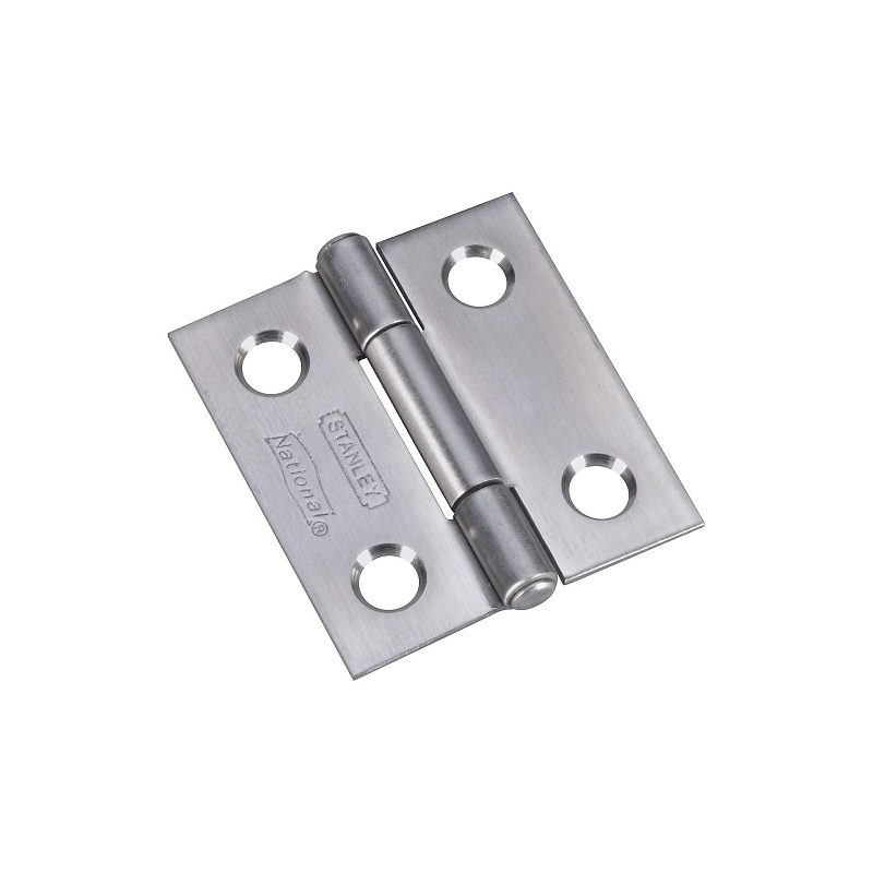 National Hardware N348-979 Narrow Hinge, 1-3/8 in L x 1-1/2 in W Dimensions, 0.106 in Dia Pin