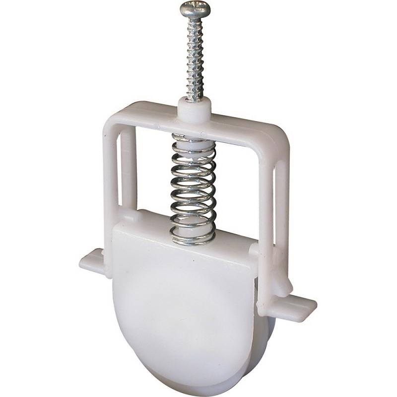Prime-Line B 575 Center Grooved Roller Assembly, Top/Bottom Mounting, 1 in Dia Roller, 1/4 in W Roller, Concave Roller