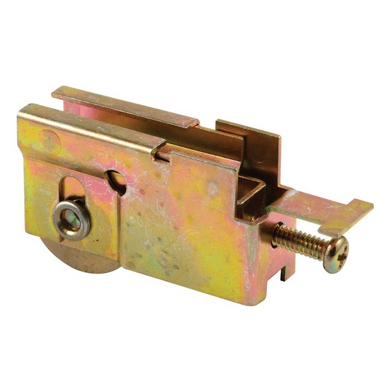Prime-Line D 1524 Roller Assembly, 2-5/16 in L x 3/4 in W x 1-3/16 in H Dimensions, 1-1/8 in Dia Roller, Steel, K-Tab