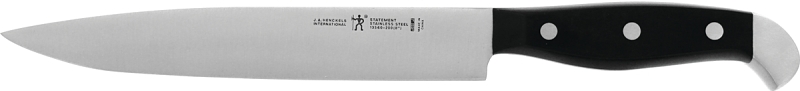 Henckels International Statement Series 13540-133 Utility Knife, Stainless Steel Blade, Black Handle, Serrated Blade