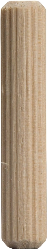 Waddell 876F DP-10 Dowel Pin, 3/8 in Dia, 2 in L, Hardwood